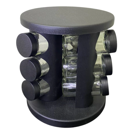 Imagem 5 do produto Porta Temperos de Inox com Base Giratória