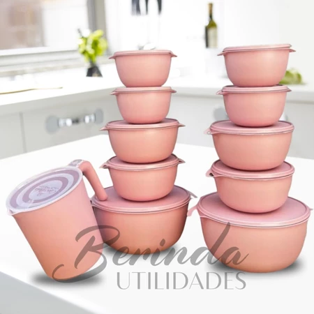 Imagem 3 do produto Kit Boll com Potes Redondos e Jarra 11 Peças
