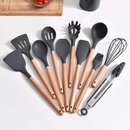 Imagem 2 do produto Kit de Utensílios de Cozinha em Silicone