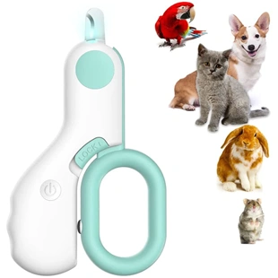 Cortador de Unha com Luz LED para Pets