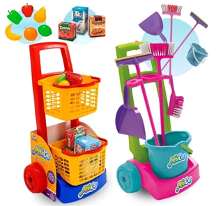 Brinquedo Infantil Faz de Conta: Mercadinho, Praia e Limpeza