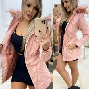 Jaqueta Parka Bobojaco Feminina Inverno