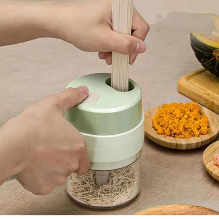Imagem 5 do produto Cortador Elétrico de Legumes 4 em 1 Sem Fio