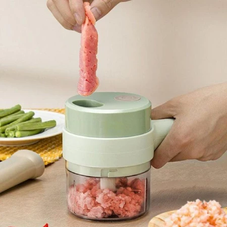 Imagem 4 do produto Cortador Elétrico de Legumes 4 em 1 Sem Fio