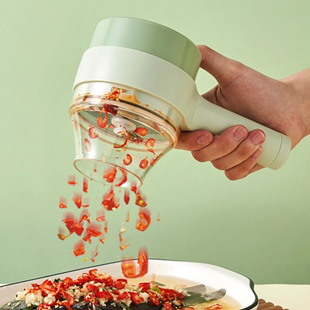 Cortador Elétrico de Legumes 4 em 1 Sem Fio