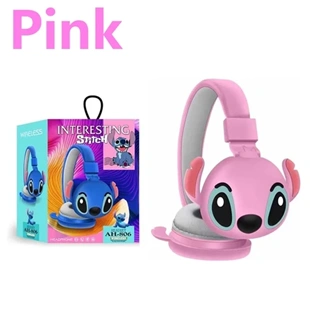 Fones de Ouvido Bluetooth Disney Stitch e Hello Kitty