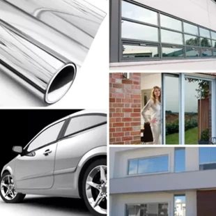 Insulfilm Espelhado Prata Residencial e Automotivo