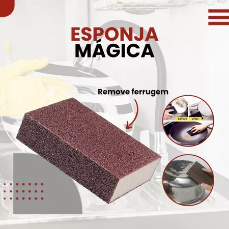 Imagem 2 do produto Esponja Mágica Limpeza Pesada