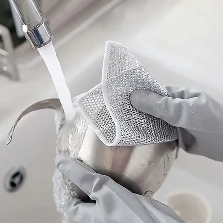 Imagem 2 do produto Kit com 10 Panos de Limpeza Metálicos