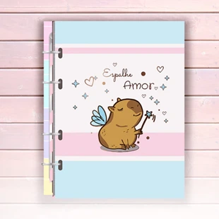 Caderno Colegial Argolado Merci 80 Folhas