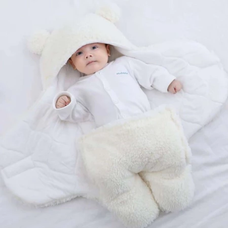 Imagem 3 do produto Saco de Dormir Bebê Ursinho com Sherpa