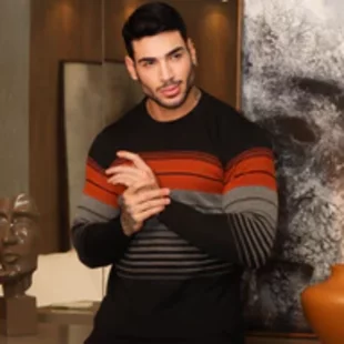 Suéter Masculino Tricô Blusa De Frio