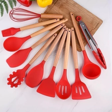 Imagem 4 do produto Kit de Utensílios de Cozinha em Silicone