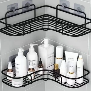Kit 2 Suportes Organizadores de Banheiro Inox