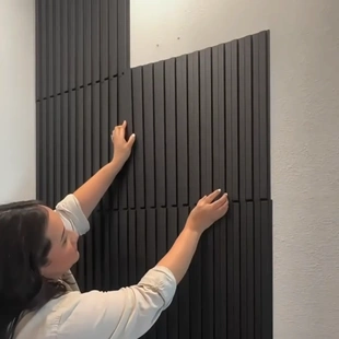10 Placas Ripadas 3D para Parede