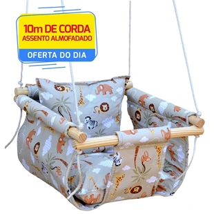 Balanço Infantil de Tecido com Almofada