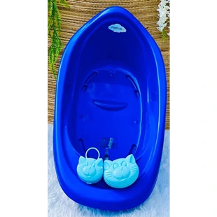 Kit Banheira 22L Plastibaby + Porta-Chupeta + Saboneteira