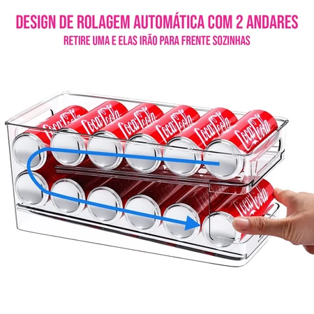 Imagem 3 do produto Organizador de Latas para Geladeira