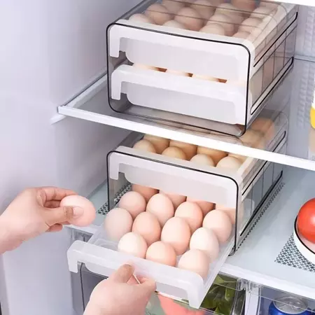Imagem 2 do produto Suporte para Ovos com 2 Gavetas - 32 Unidades