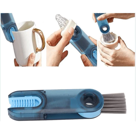 Imagem 4 do produto Kit Escova Limpeza 3 em 1 para Copos