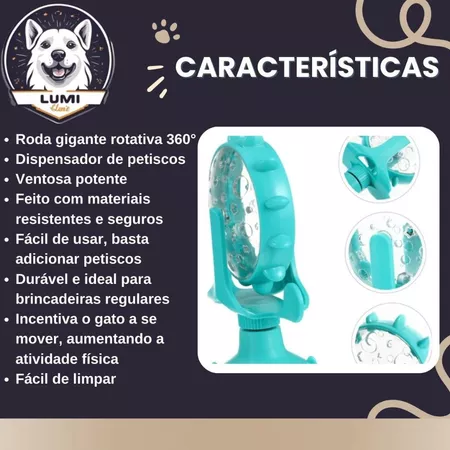 Imagem 4 do produto Brinquedo Para Pet Dispenser Rotativo