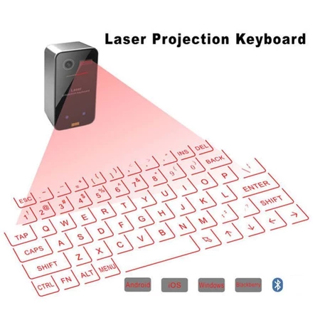 Imagem 2 do produto Projetor de Teclado Virtual Laser Bluetooth