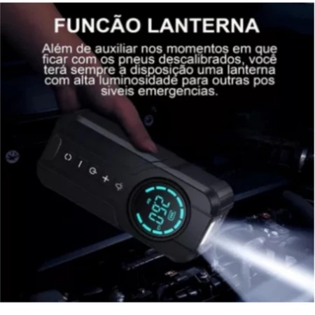 Imagem 2 do produto Bomba de Ar Inteligente Sem Fio 180PSI Portátil