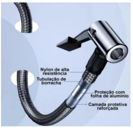 Imagem 3 do produto Bomba de Ar Inteligente Sem Fio 180PSI Portátil