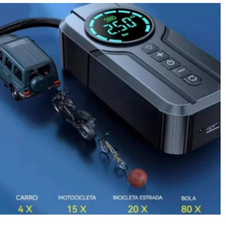 Imagem 5 do produto Bomba de Ar Inteligente Sem Fio 180PSI Portátil