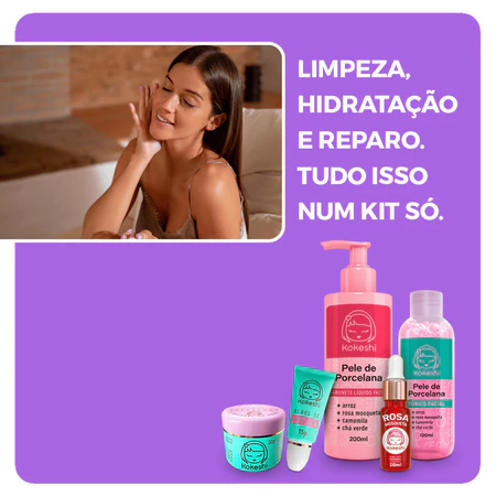 Imagem 4 do produto Kit Kokeshi Pele de Porcelana – Hidratação