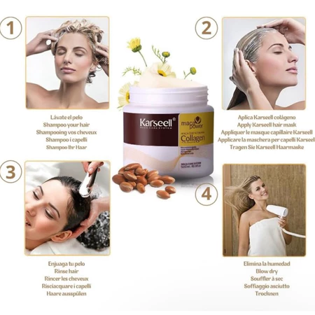 Imagem 5 do produto Máscara Karseell Collagen 500ml