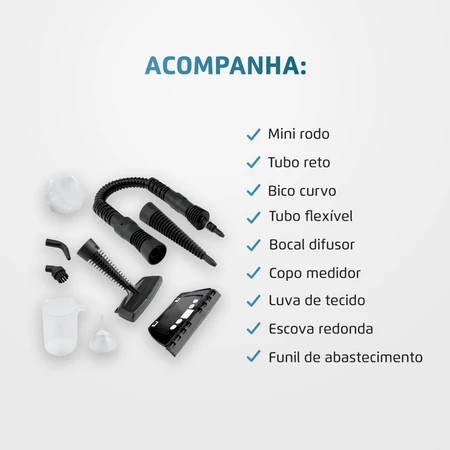 Imagem 5 do produto Limpador a Vapor Higienizador 1000W
