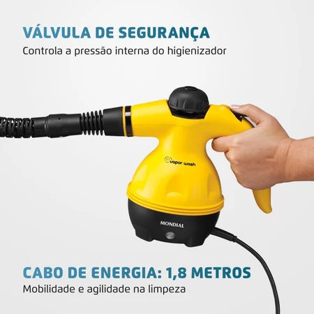 Imagem 6 do produto Limpador a Vapor Higienizador 1000W