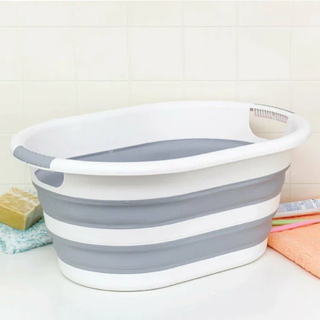 Cesto Retrátil de Silicone 26L + Balde 10L