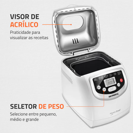 Imagem 3 do produto Panificadora Automática Mondial Master Bread NPF-54