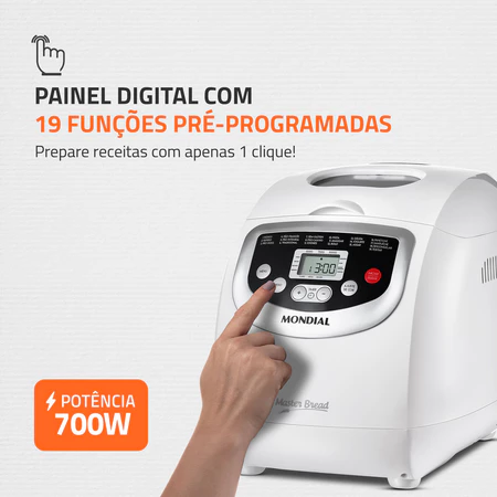 Imagem 2 do produto Panificadora Automática Mondial Master Bread NPF-54