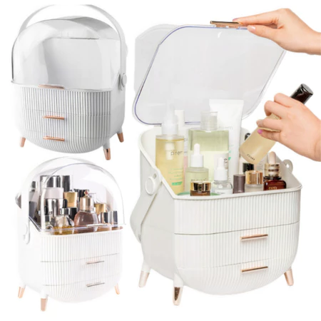 Imagem 3 do produto Organizador de Maquiagem 3 Gavetas com Alça