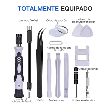 Imagem 1 do produto Kit de Ferramentas de Precisão 115 Peças