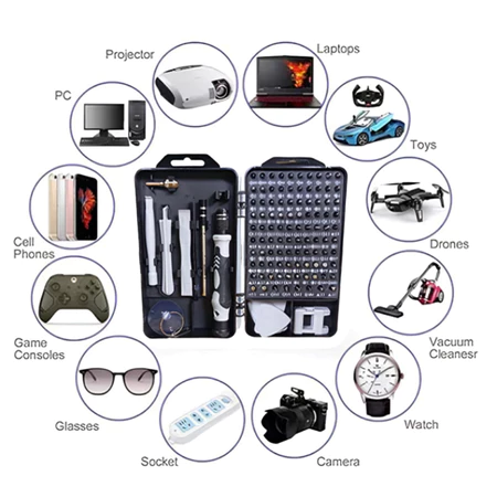 Imagem 5 do produto Kit de Ferramentas de Precisão 115 Peças