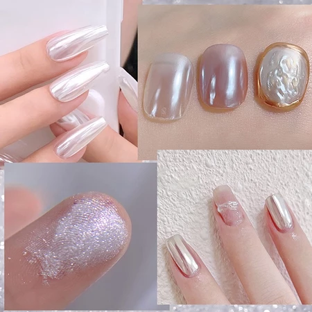 Imagem 4 do produto Pigmento Em Pó De Unhas Prata Cromado