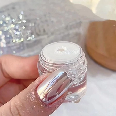 Imagem 5 do produto Pigmento Em Pó De Unhas Prata Cromado