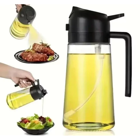 Imagem 1 do produto Azeiteiro Vinagreiro Spray de Vidro com Botão
