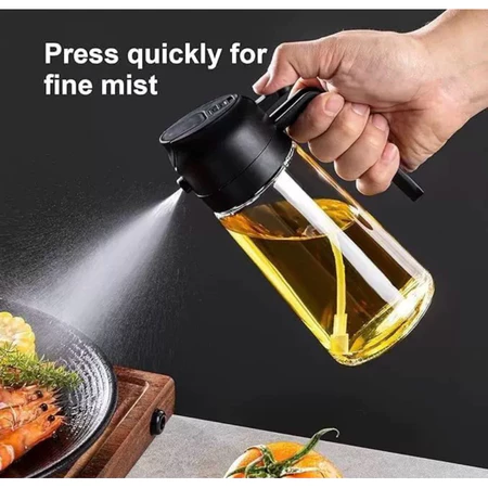 Imagem 2 do produto Azeiteiro Vinagreiro Spray de Vidro com Botão