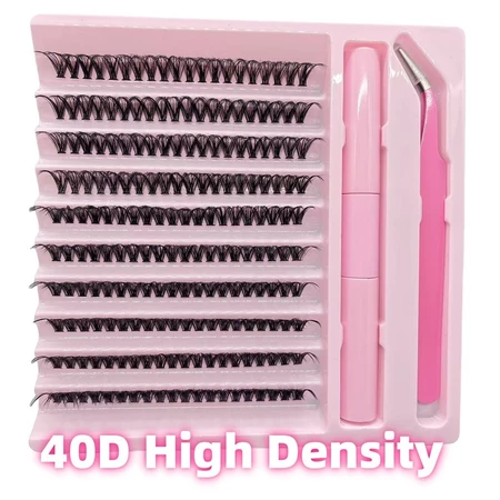 Imagem 3 do produto Kit de Cílios Postiços 30D – 200 Clusters de Vison para Extensões