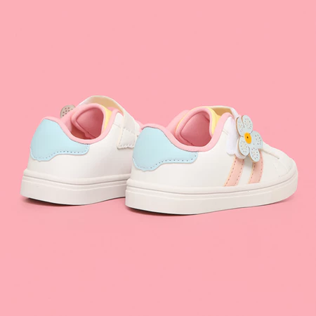 Imagem 5 do produto Tênis Flor Feminino Baby Branco com Elástico