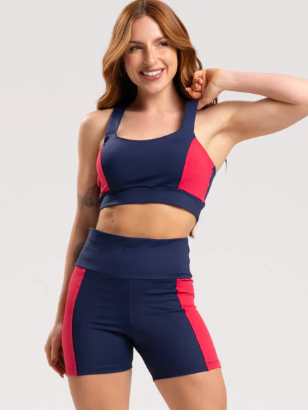 Imagem 2 do produto Conjunto Fitness Sprint Short + Top em Suplex