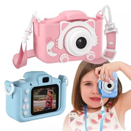 Mini Camera Infantil Digital Filma Tira Foto de Verdade