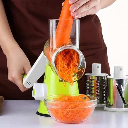 Imagem 4 do produto Cortador Manual de Legumes com 3 Lâminas Inox