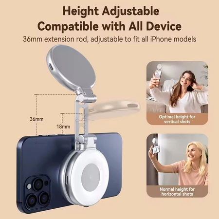 Imagem 3 do produto Luz Magnética Dobrável para Selfie