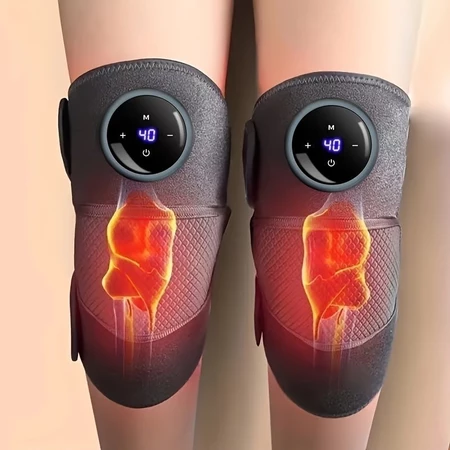 Massageador Aquecido e Vibração para Joelho